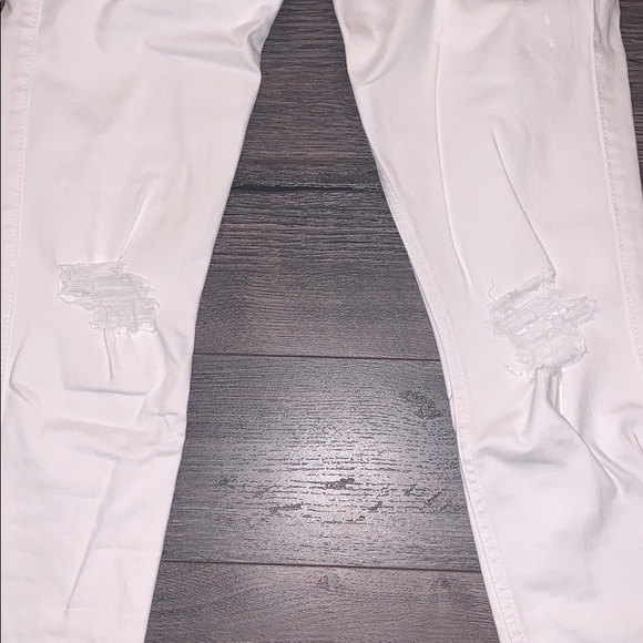 A&F core rise ankle super skinny destroyed jeans - Picture 3 of 5